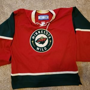 Authentic Minnesota Wild hockey jersey